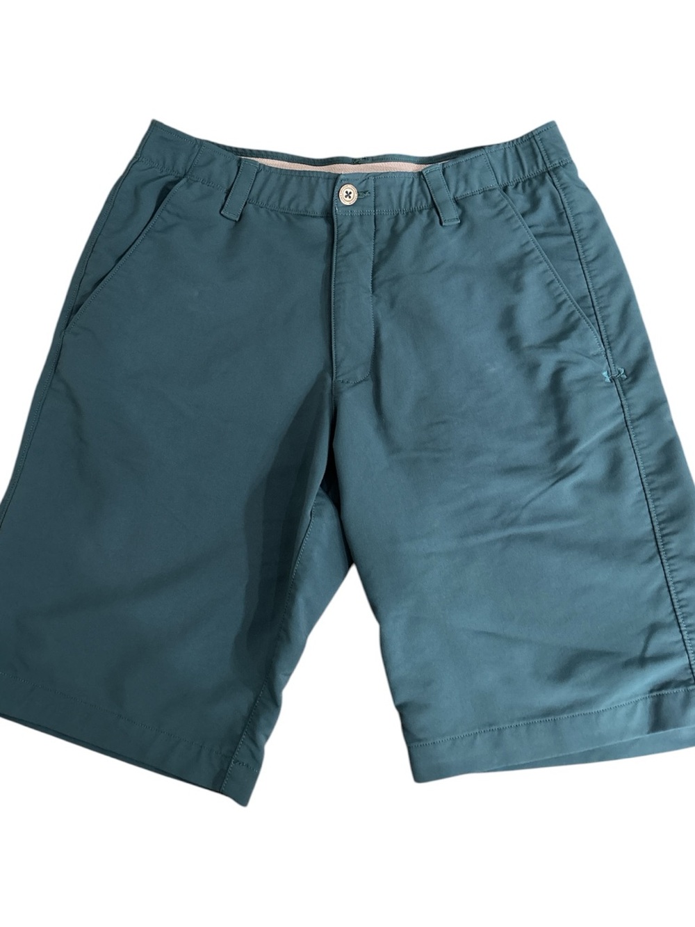 Under Armour Men's 32R Shorts Performance Active Stretch Casual Chino Teal
